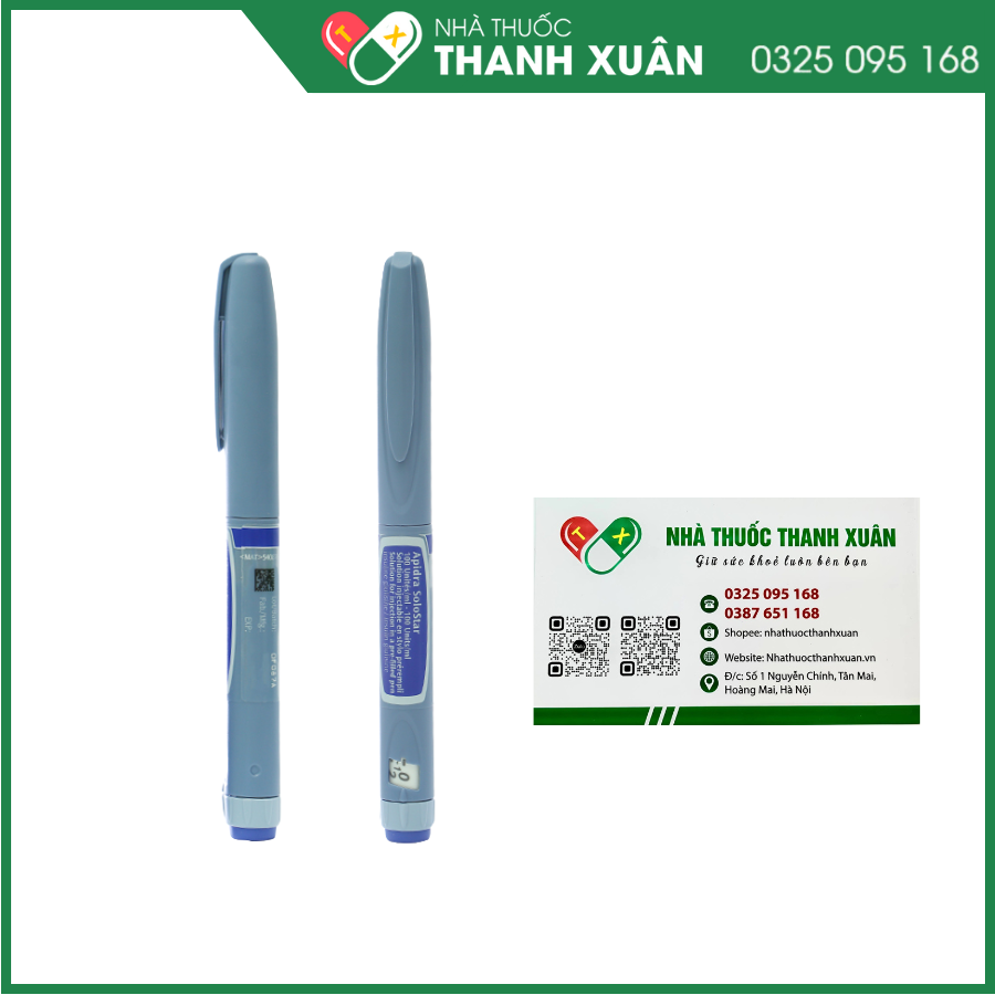 Bút tiêm Apidra SoloStar 100IU/ml trị đái tháo đường (5 cây x 3ml)